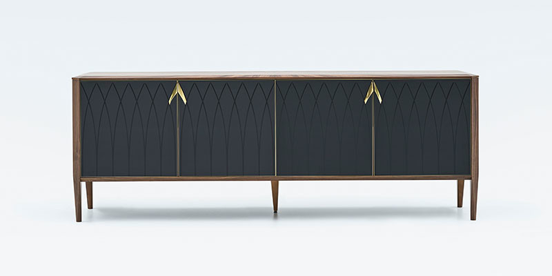 Logan Marquetry Console